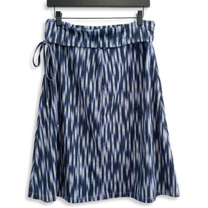 Eddie Bauer Skirt Womens Medium Blue Casual Dri-Quick A-Line Convertible Dress